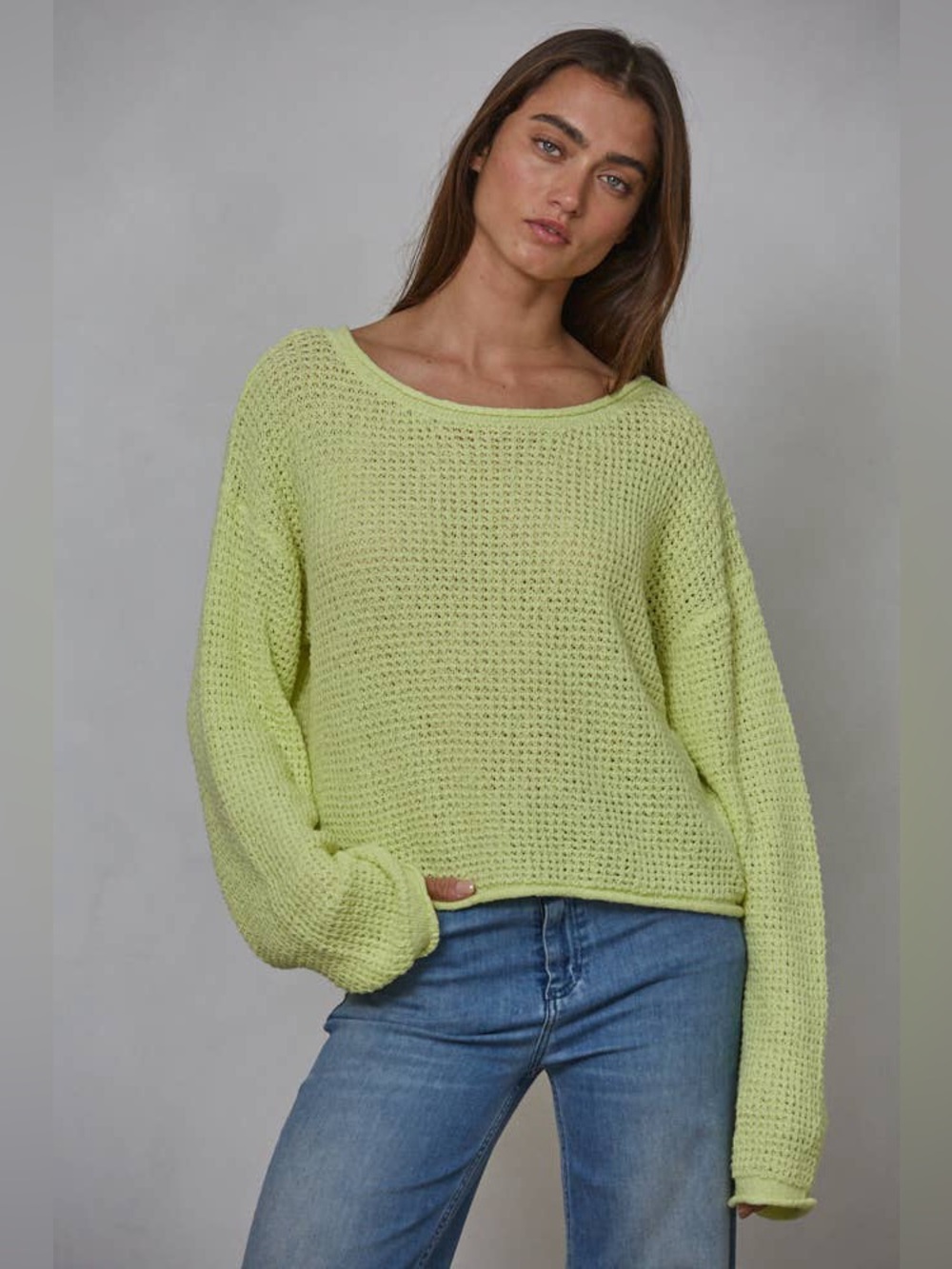 NWT By Together. Laurlen Pullover, Raglan sleeve sweater. Citrus. Medium.